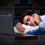 Night Shift - Resting with Laptop